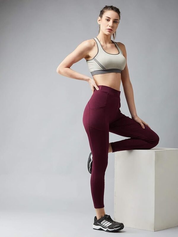 BLINKIN Women's Skinny Fit Mid Rise Leggings