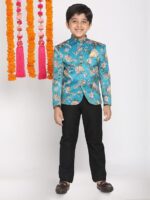 JBN Creation Boys Silk Blend Kurta and Dhoti Set - Ethnic Elegance for Festivals